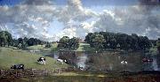 John Constable Wivenhoe Park oil painting on canvas